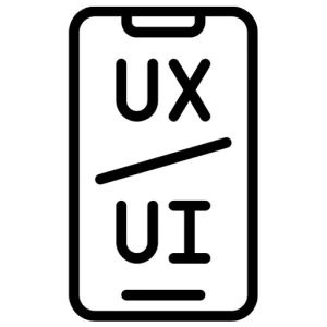 UI/UX design wireframe showcasing a user-friendly mobile app interface for improved user experience.